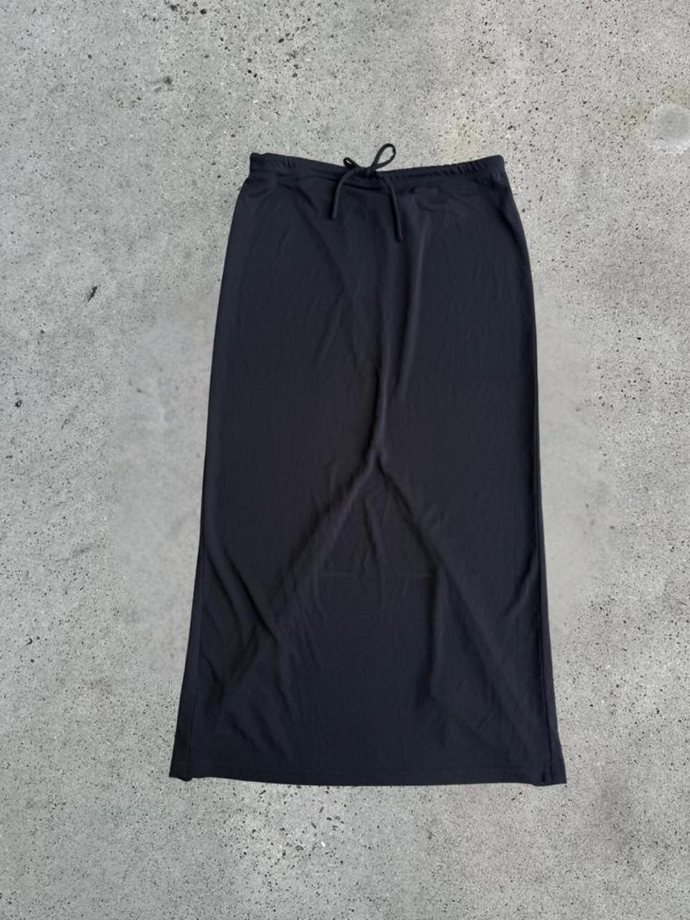 90s GAP Black Drawstring Maxi Skirt